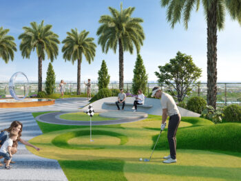 Sân Golf mini chung cư rivea Hà Nội