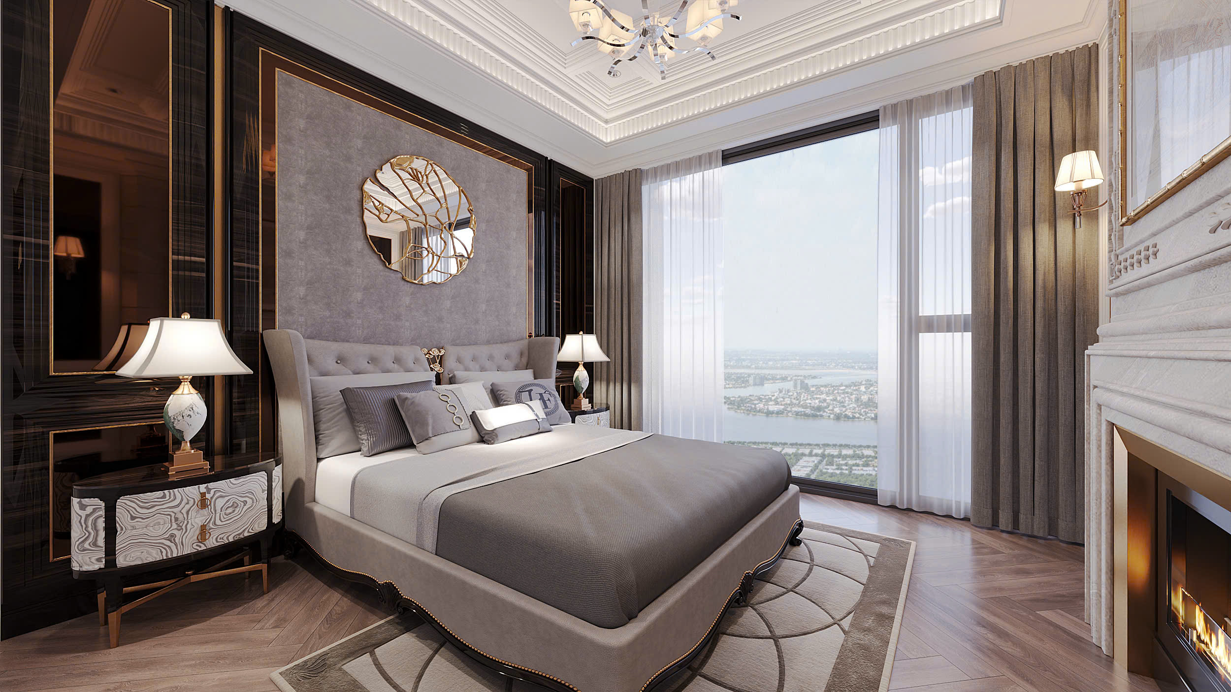 ảnh thiết kế phòng ngủ greenera Southmark Ngọc Hồi đẹp