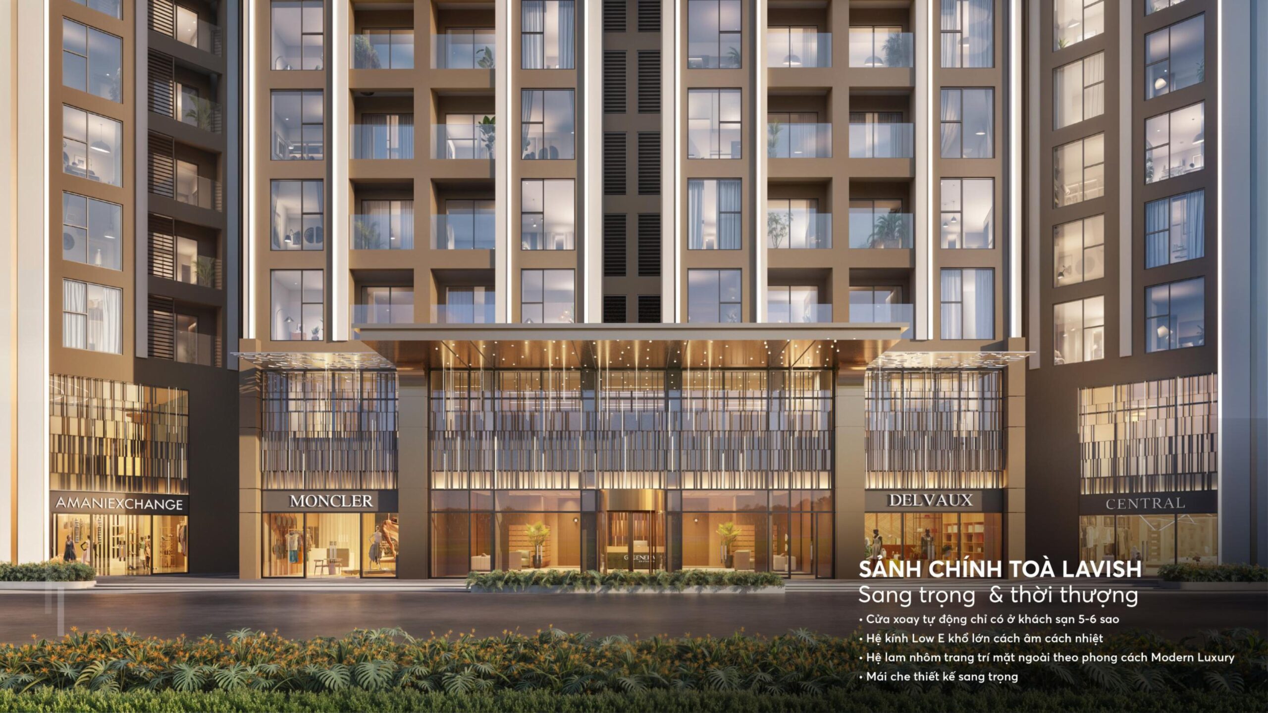 phối cảnh bên ngoài dự án greennera southmarrk