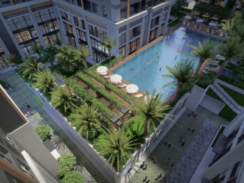 Tiện ích bể bơi dự án The Flame Vide Hinode Hinode Royal Park